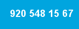 920 548 15 67 920 548 15 67